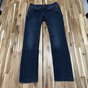 G‎ Star Raw Jeans Womens 26x32 Blue GS01 Ford Straight Denim Streetwear Stretch